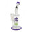 Бонг стеклянный Grace Glass Purple Mushroom Percolator H:36cm SG:18.8mm  d:65mm