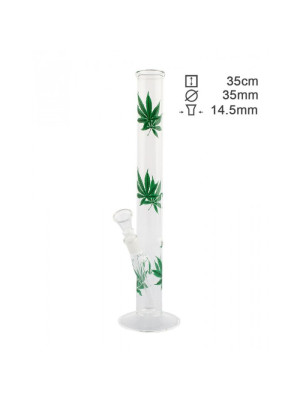 Бонг стеклянный Greenline H;35 cm-Ø:35mm SG:18.8mm - фото №14 / Rtabak