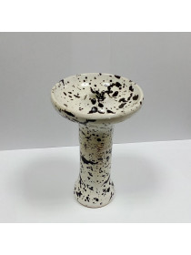 Чаша для кальяна 2x2Hookah Mosaic черно-белая точка