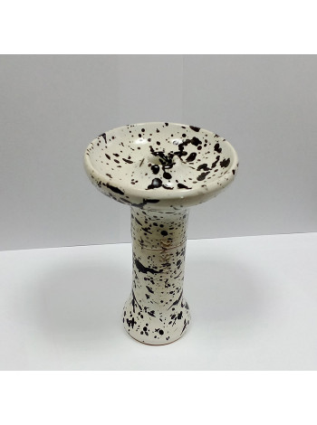 Чаша для кальяна 2x2Hookah Mosaic черно-белая точка