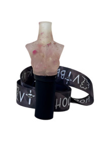 Персональний Мундштук для Кальяна Vibe Hookah Flower Tit`s  Розовый