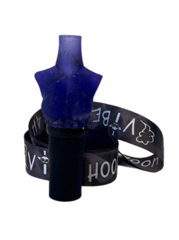 Персональний Мундштук для Кальяна Vibe Hookah Flower Tit`s  Синий
