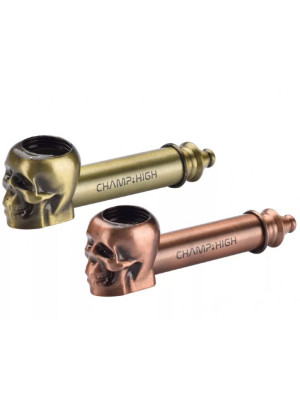Трубка металлическая CHAMP HIGH METAL SKULL PIPE 8.5CM DL12 - фото №3 / Rtabak