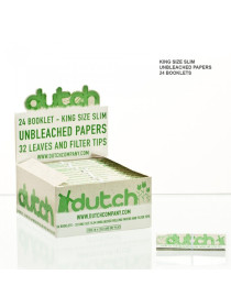 Бумага для самокруток Dutch King Size + TIPS