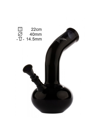 Бонг стеклянный Matt Leaf H: 22cm ?:40mm