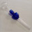 Стеклянная трубка для курения Lady Oil Blue Ø30 мм.