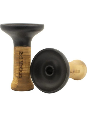 Чаша для кальяна 2x2Hookah Medium Black matte - фото №13 / Rtabak
