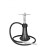 Кальян Embery Mini Mono Silver-Black 3.1