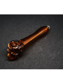 Стеклянная трубка для курения Skull Pipe - Оранжевый