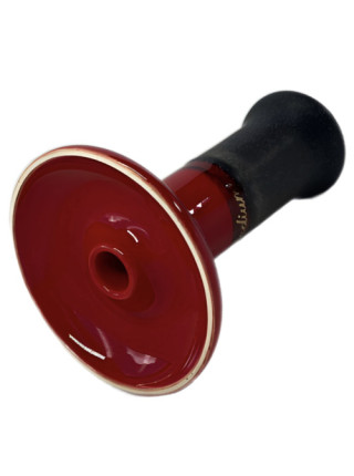 Чаша для Кальяна 2х2 Bomb Phunnel Glaze Red/Black - фото №12 / Rtabak