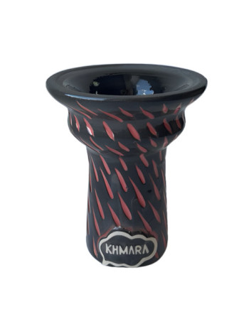 Чаша для кальяна Khmara Tulipa-D Black Beam Red