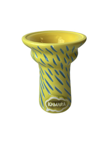 Чаша для кальяна Khmara Tulipa-D Yellow Beam Blue