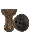 Чаша для кальяна Gusto Bowls Killa Bowls Black Glaze фото №2 / www.rtabak.com.ua