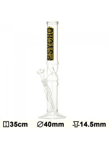 Бонг стеклянный Psycho H:35 Ø:40 mm- SG:14.5 mm