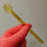 Стеклянная трубка для курения Nova Oil Yellow Ø25 мм.