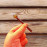 Скляна трубка для куріння Small Oil Orange &Oslash;18 мм.