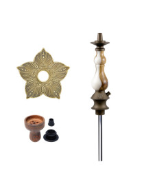 Кальян Karma 0,1 Walnut Bronze White
