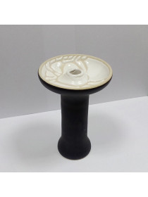 Чаша для кальяна 2x2 Medium Black/White