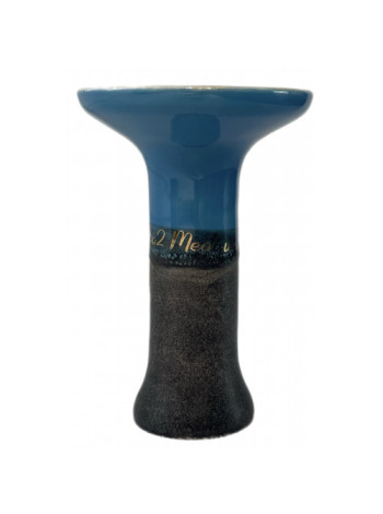 Чаша для Кальяна 2х2 Bomb Phunnel Glaze Blue
