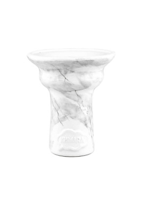 Чаша для кальяна Khmara Tulipa-F Marble White - фото №23 / Rtabak