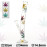 Бонг стеклянный Hangover Multi Leaf H:32 cm-Ø:34 mm SG: 14,5 mm