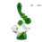 Бонг стеклянный Saxo Green Bubbler - H:18cm