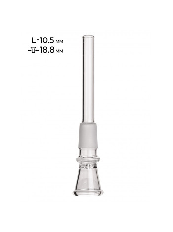 Чиллум стеклянный MISTIQ D - 18.8мм L - 10.5 см
