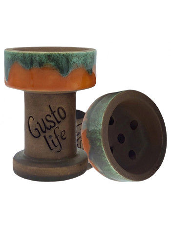 Чаша для кальяна Gusto Bowls Rook (Orange/Green)