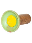 Чаша для кальяна Облако Flow Yellow on Light Green-red Marble фото №0 / www.rtabak.com.ua
