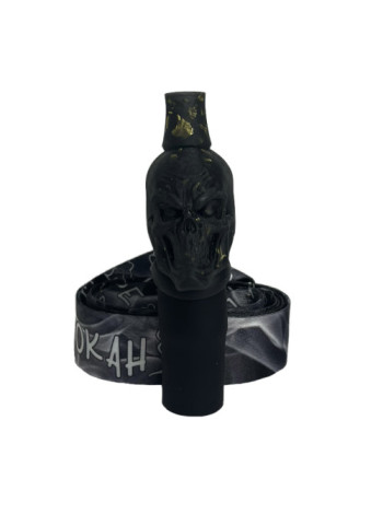 Персональный Мундштук для Кальяна Vibe Hookah Skull Black