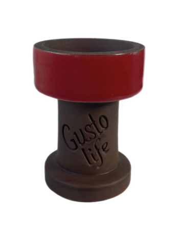 Чаша для Кальяна Gusto Bowls Rook Glaze Red