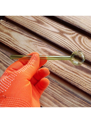 Стеклянная трубка для курения Ordinary Oil Green Ø30 мм. - фото №4 / Rtabak