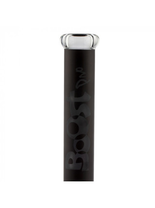 Бонг стеклянный BOOST PRO Straight Black - H:55cm - Ø:50mm - SG: 29,2mm - фото №5 / Rtabak