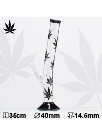 Бонг скляний HANGOVER Multi Leaf H:35cm-&Oslash;:40mm-SG: 14,5mm