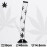 Бонг стеклянный HANGOVER Multi Leaf H:35cm-Ø:40mm-SG: 14,5mm