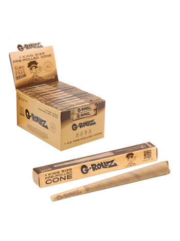 Бумага для самокруток G-ROLLZ - KS Unbleached Extra Thin Cone