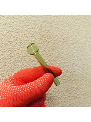 Стеклянная трубка для курения Dimini Oil Green Ø18 мм. - фото №15 / Rtabak