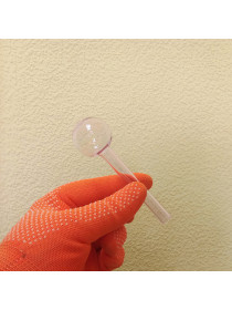 Стеклянная трубка для курения Nose Warmer Oil Pink Ø30 мм.