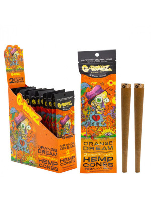 Бумага для самокруток G-ROLLZ - 2x Passion Fruit Flavored Pre-Rolled Hemp Cones - фото №4 / Rtabak
