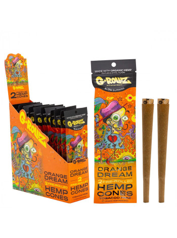 Бумага для самокруток G-ROLLZ - 2x Passion Fruit Flavored Pre-Rolled Hemp Cones