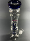 Стеклянный бонг Medusa Double Blue фото №1 / www.rtabak.com.ua