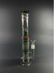 Стеклянный бонг Medusa Double Green