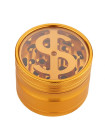Гриндер алюминевый Champ CH HIGH ALU GRINDER LEAF DOLLAR 63MM фото №1 / www.rtabak.com.ua