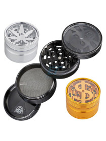 Гриндер алюминевый Champ CH HIGH ALU GRINDER LEAF DOLLAR 63MM