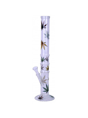 Бонг стеклянный Multi Leaf H:40 cm Ø:40 mm - фото №18 / Rtabak