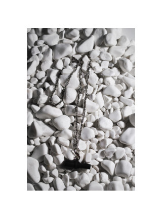 Персональный мундштук для Кальяна Personalka Pro Chain Black Silver - фото №1 / Rtabak