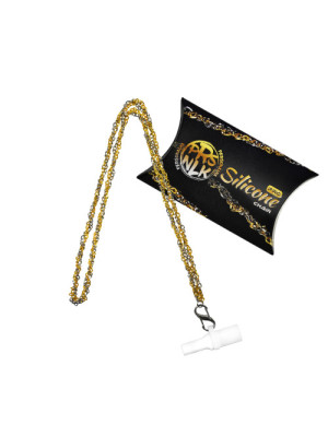 Персональный мундштук для Кальяна Personalka Pro Chain Gold Silver - фото №2 / Rtabak