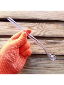 Стеклянная трубка для курения Sherlock Ball Long Oil Pink Ø30 мм.