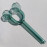 Стеклянная трубка для курения Harmony Double Oil Green Ø30 мм.