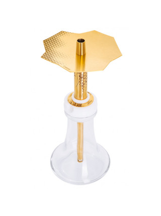 Кальян Embery Mini Mono supreme-gold White 3.1 - фото №8 / Rtabak